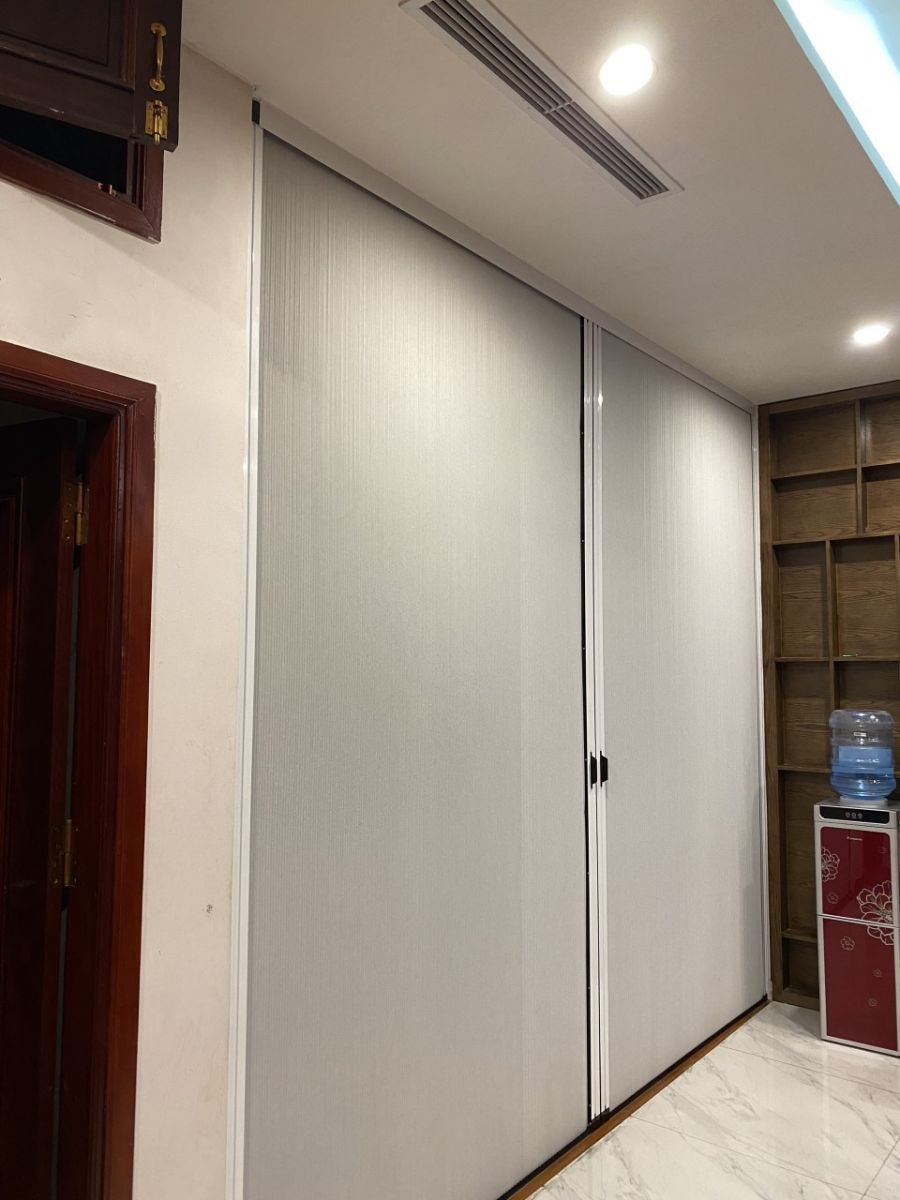 Hướng dẫn lắp đặt Vách ngăn điều hòa Ray cửa đi VICCO