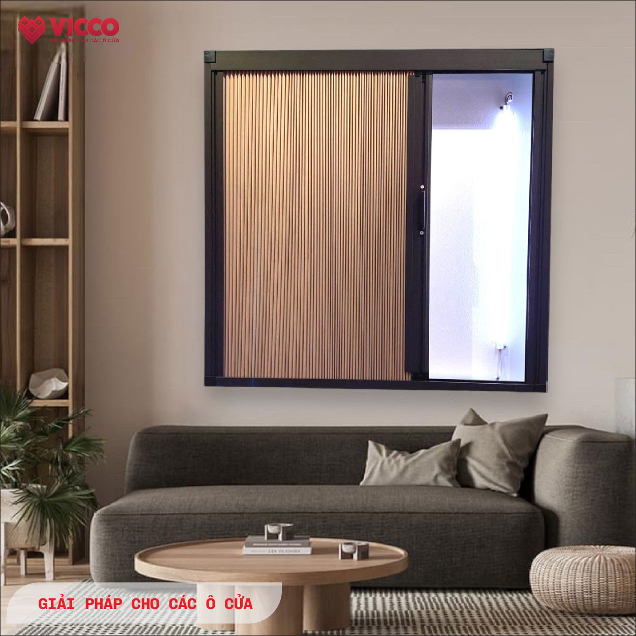 Hướng dẫn lắp đặt Vách ngăn điều hòa Ray Cửa sổ VICCO