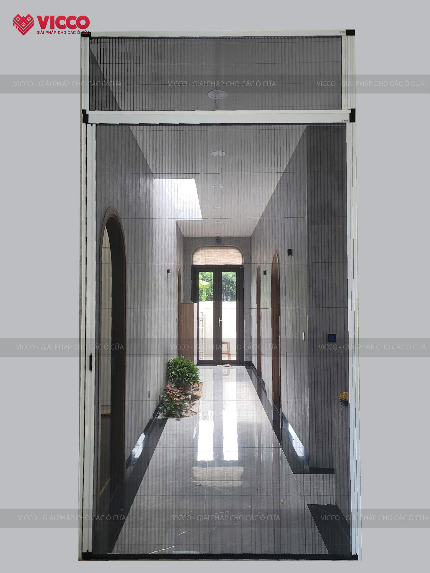 Hướng dẫn lắp đặt Cửa lưới chống muỗi Hệ 1 xích VICCO