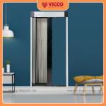 Cửa lưới xếp xích chống bụi mịn 1 lớp - 1 xích