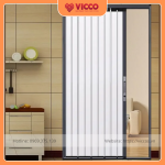 Vách ngăn lá nhựa mờ Hệ V68