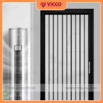 Vách ngăn lá nhựa mờ Hệ V68